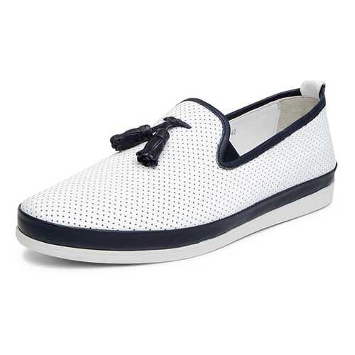 Слипоны мужские Pierre Cardin 91306220 белые/синие 44 RU в Vans